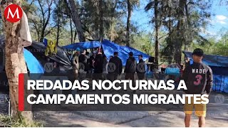 INM realiza redada contra migrantes en el bordo del Río Bravo