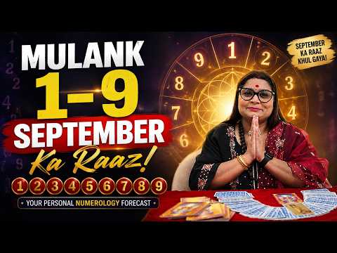 Whose Luck Will Shine in September 2026? | Numerology Prediction for Life Path Numbers 1–9