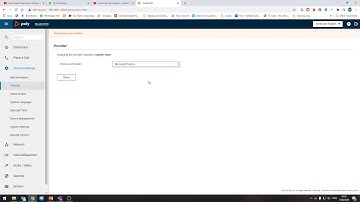 Poly Studio X- Changing provider