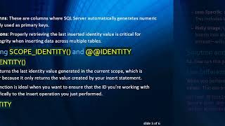 Understanding the SCOPE_IDENTITY() vs @ @ IDENTITY in SQL Server: Which One to Use?