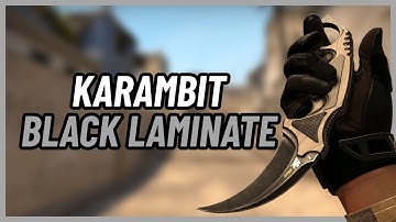 ★ Karambit Black Laminate | CSGO Knife Showcase