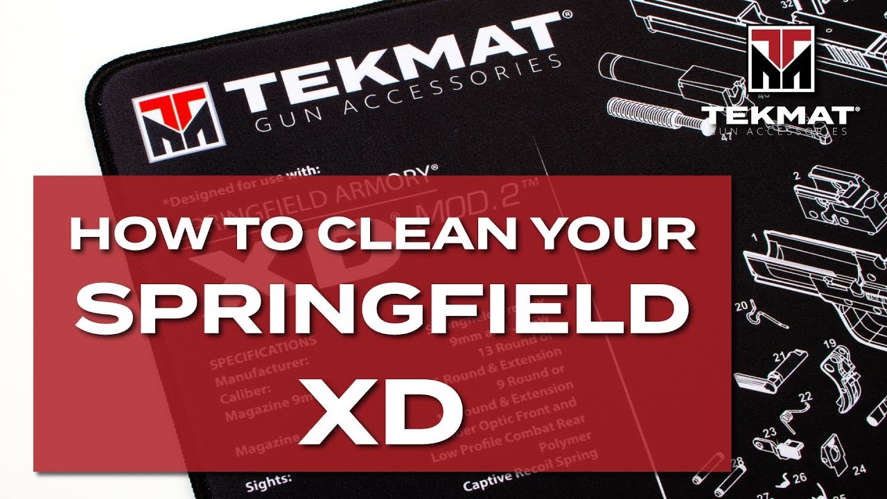 How To Clean A Springfield Xd | Tekmat | Basic Gun Cleaning