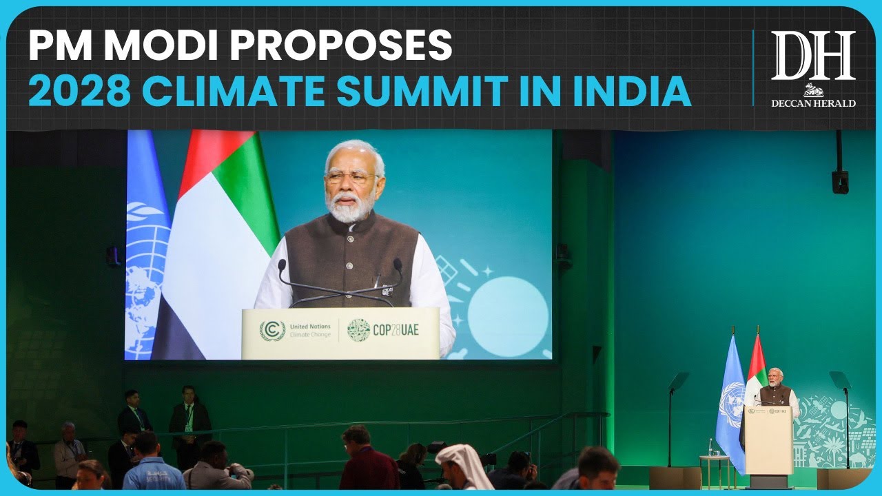 PM Modi proposes to host 2028 UN climate conference in India; launches ...