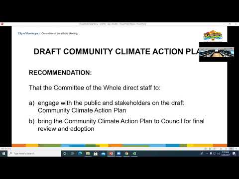 Presentation to Committee of the Whole April 20, 2021