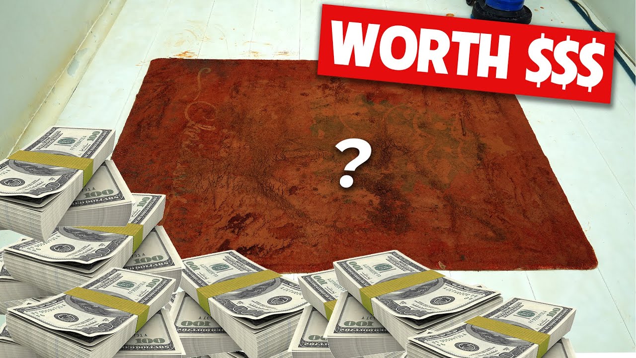 The Most Expensive Rug I've EVER Cleaned! 💎 Watch the Luxury Transformation!