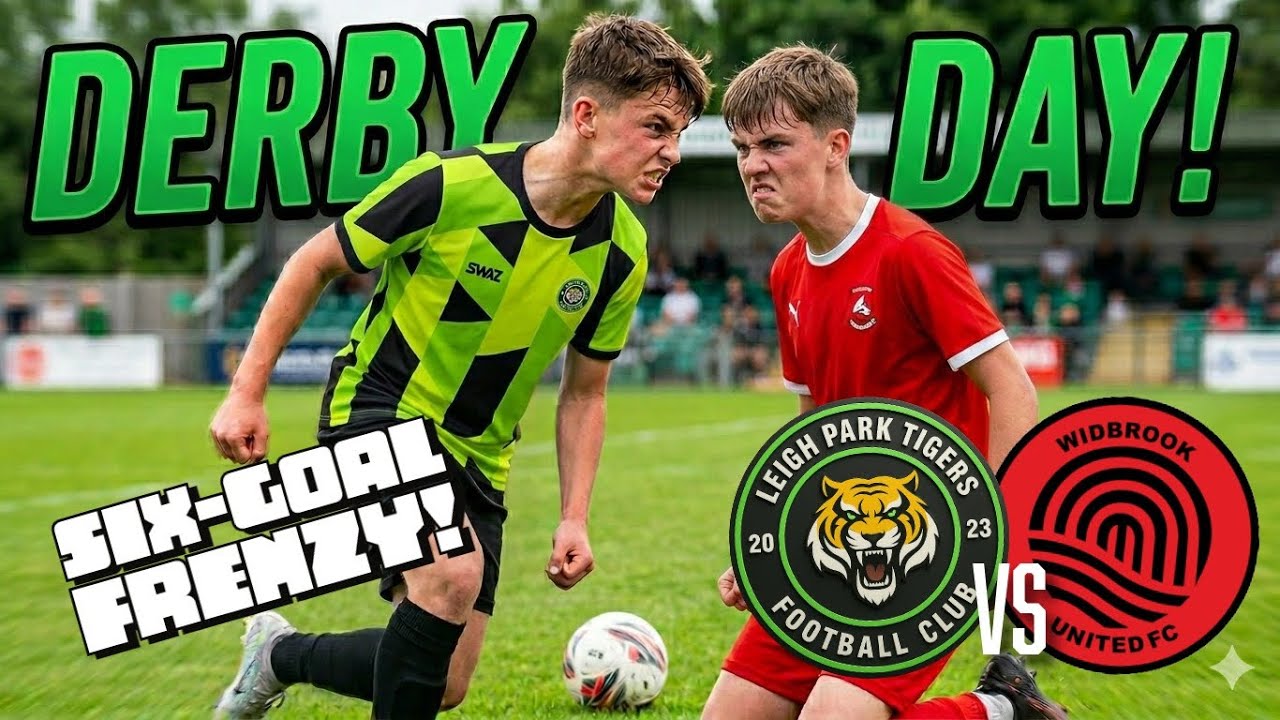 LEIGH PARK TIGERS VS WIDBROOK UNITED | Local Derby Masterclass! 🐯⚽️