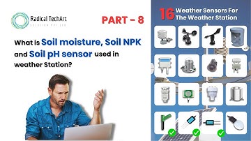 What is Soil Moisture, Soil NPK and Soil pH sensor? RadicalTechArt I RadicalTalks I RadicalTechMart