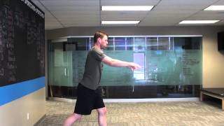 Medicine Ball Overhead Throw With Step