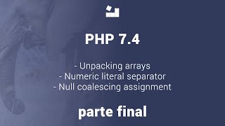 Novidades PHP 7.4 - Parte Final #php #php74