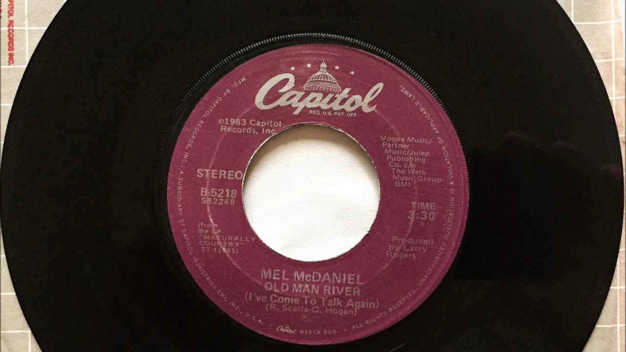 Old Man River I ve Come To Talk To Again Mel McDaniel 1983 YouTube
