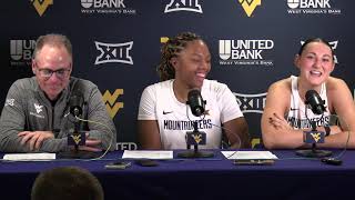WVU Womens Basketball Mark Kellogg Carter McCray Riley Makalusky 10/25/25