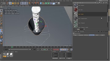 Falling water real flow in glass using #C4D #Realflow plug in