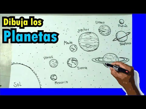 Aprende dibujar y pintar el Sistema Solar fácil 