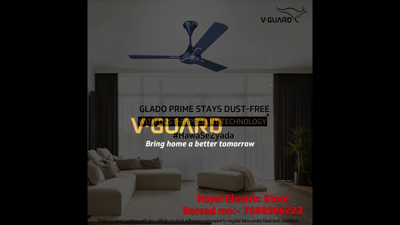 V Guard Celling fan Anti- Dust