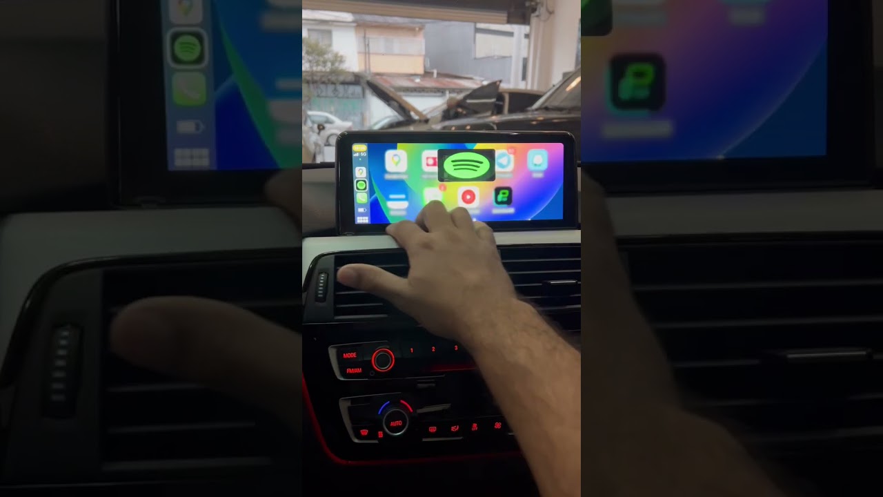 BMW 320 | 2017 - Monitor 10” Touch Screen CarPlay e Android Auto (sem fio) - ArtsomAuto