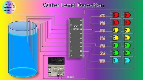 Water level indicator circuit,simple circuit with ULN2003 IC to display water level