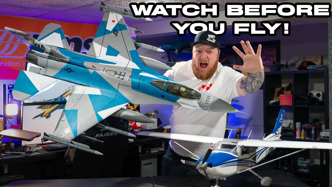 СМОТРИТЕ видео перед запуском радиоуправляемых самолётов!