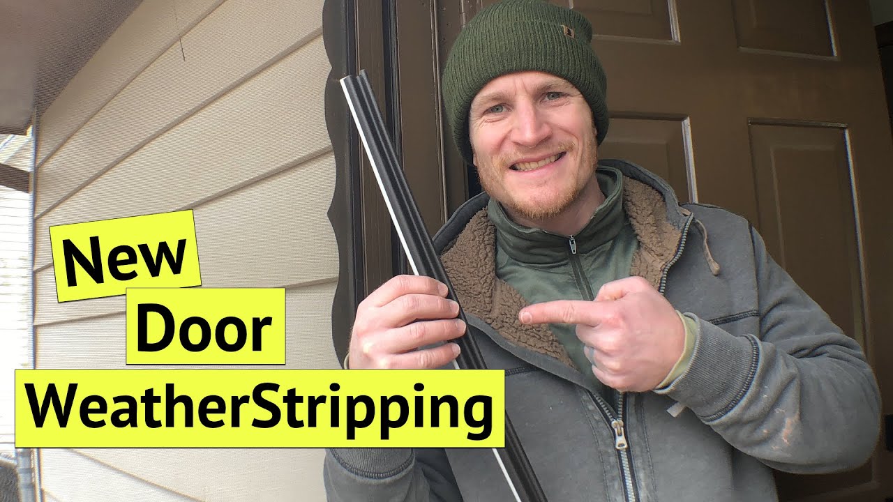 Install Weather Stripping On An Exterior Door HOW TO YouTube
