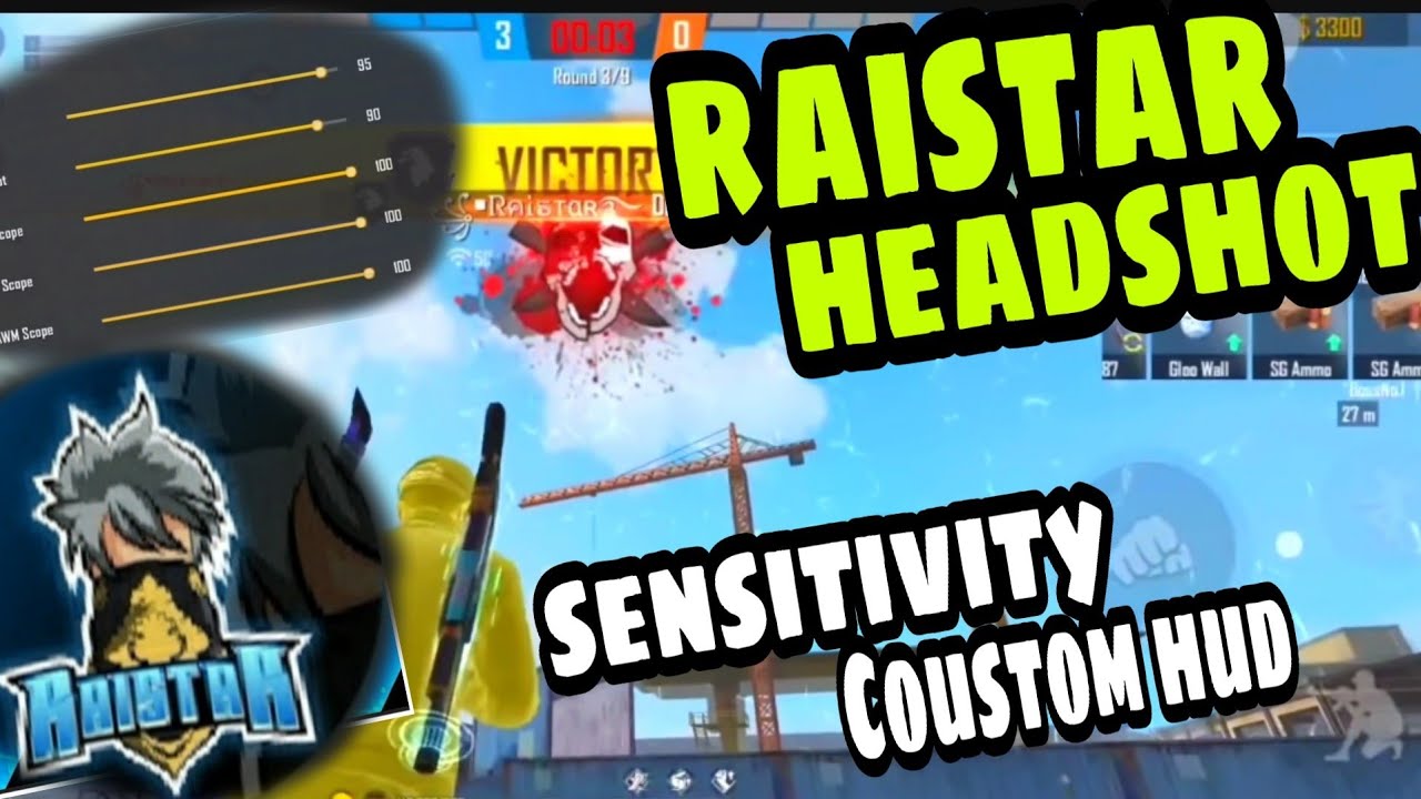 Raistar Hud Code RAISTAR HEADSHOT SLOW MOTION REVIEW | SENSITIVITY AND COUSTOM HUD ...