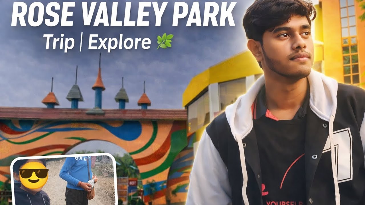 Rose Valley Park Trip 😲 | Saraswati Pujor Chadar Niye Bacchader Golpo 😂