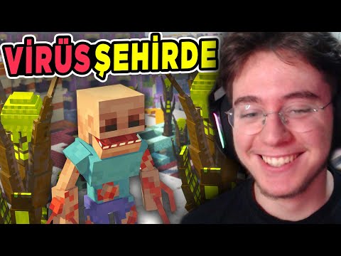 Virüs Tüm Şehirde Yayılıyor! | Parazitli Minecraft Bölüm 4