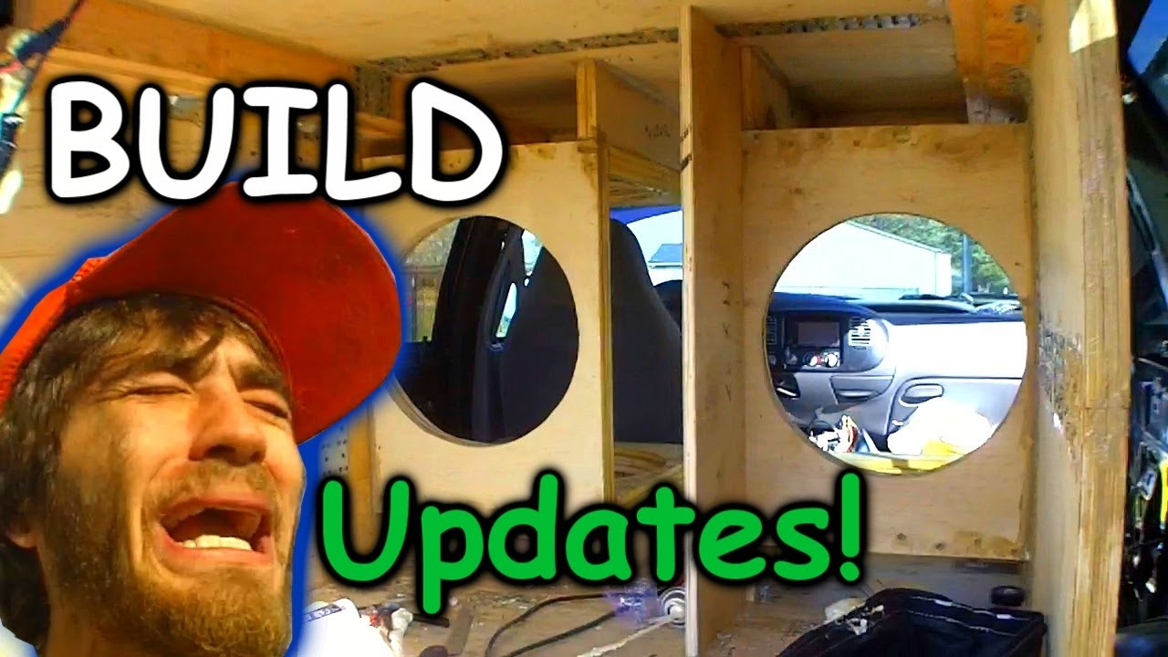 EXO Car Audio Updates 6 18s Ported Wall Build Baffles Mounted