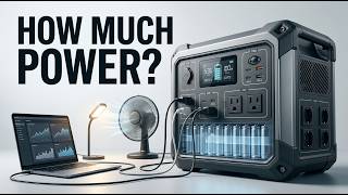 Portable Power Station Explained: Battery Capacity, Watts, and Runtime Before You Buy