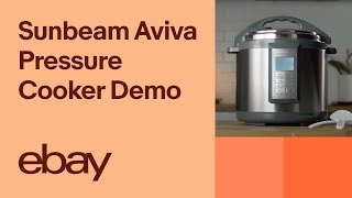 sunbeam pressure aviva cooker demo