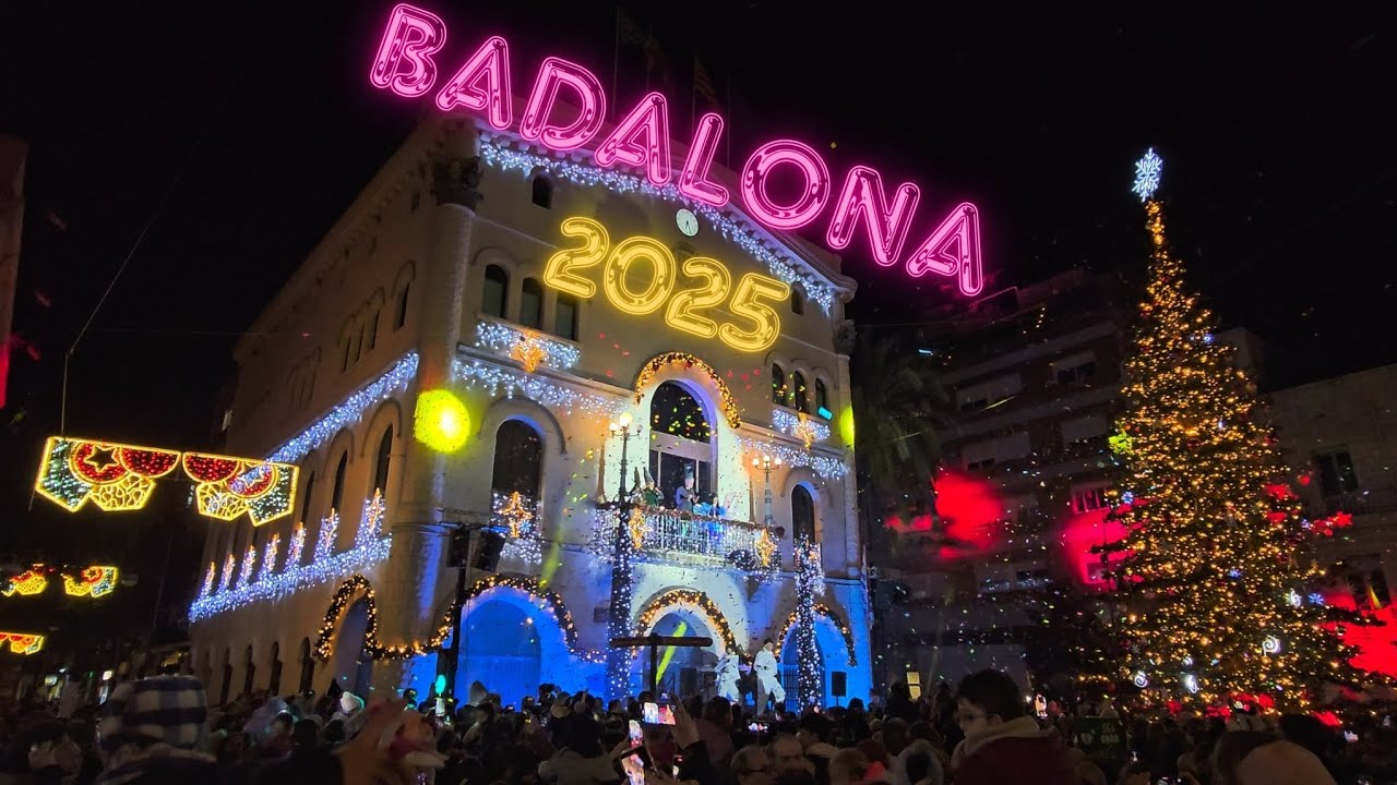 Encendido del Arbol de Navidad , Ayuntamiento de Badalona  🎄.
