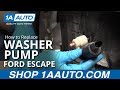 How to Replace Washer Pump 2007-12 Ford Escape