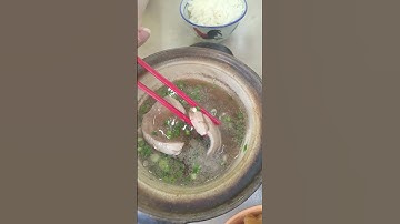PORK SOUPS WITH CRISPY TAUGE#shortvideo#foodlover#youtubeshorts@cherrymukbangasmr