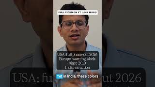 Food colours banned in USA allowed in India