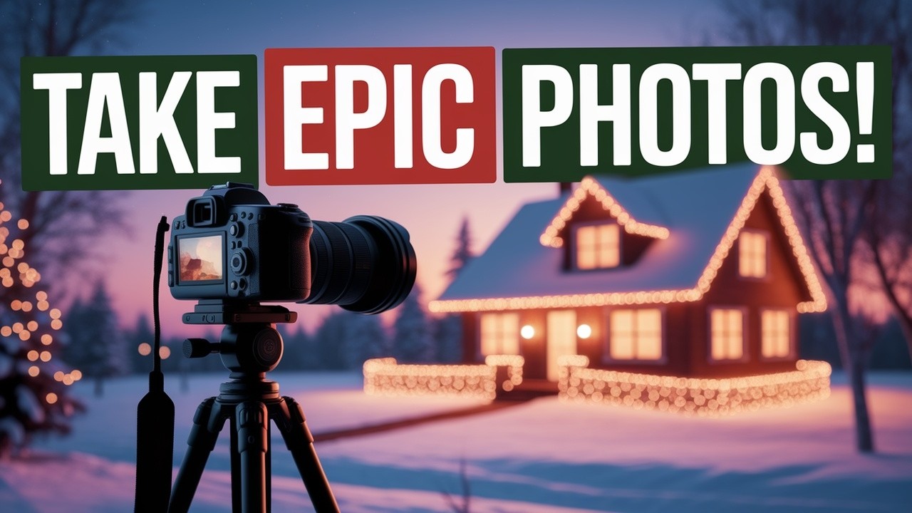 How to Take AMAZING Photos of Your Permanent Christmas Lights | Pro Tips for Stunning Shots!