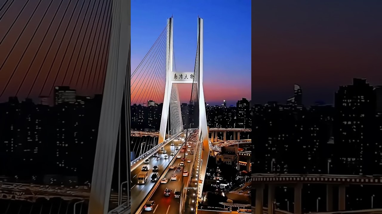 Shanghai skyline at night