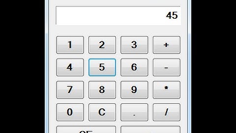 Visual C++ Tutorial - How To Create A Calculator
