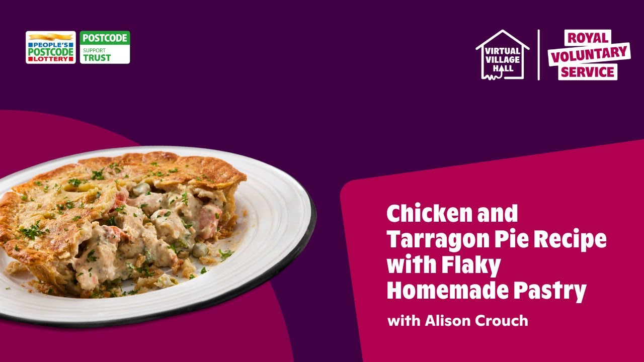 Chicken and Tarragon Pie Recipe with Flaky Homemade Pastry by Alison Crouch