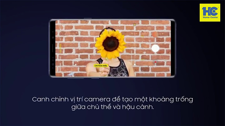 Hướng dẫn chụp ảnh xóa phông trên j8