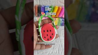 mini Clay purse #miniature #clay #superclay#art #claycraft #diy #ytshorts #yt #ytviral #superclay