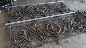 Mẫu lan can ban công sắt hoa văn mỹ thuật,lan can sắt mỹ thuật