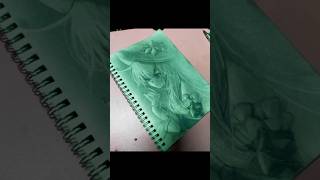 Drawing The Herta #Drawing #art #honkaistarrail #shorts #ฟีดดดシ #fanart #music #sketch