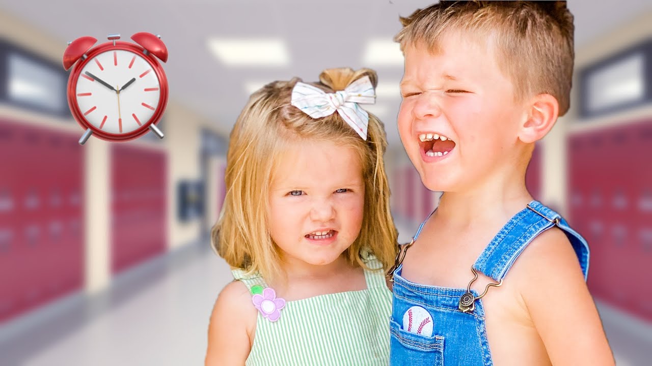 George and James' First Day of School as the NEW KIDS (New School)