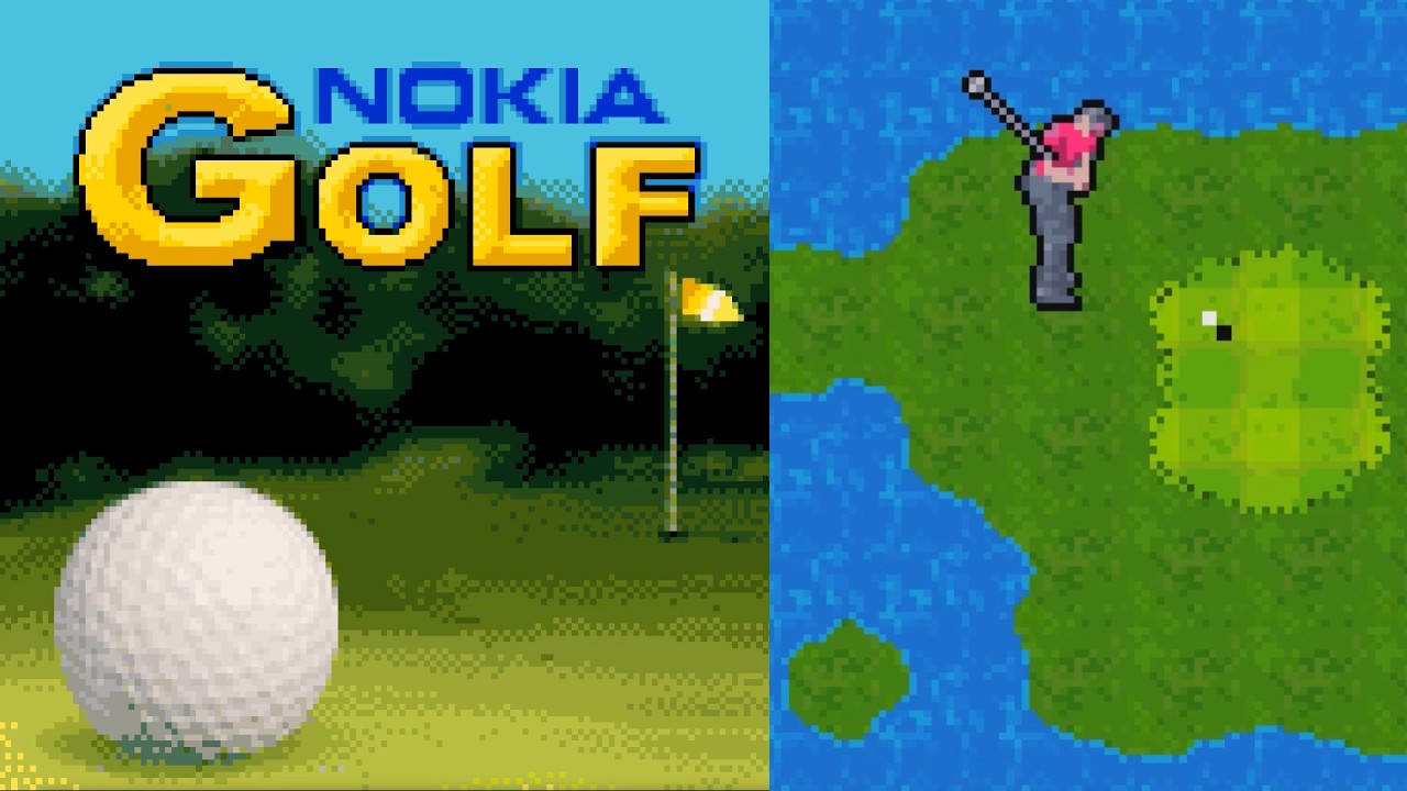 1980年代　Jr Golf Game/ Made in Japan Nokia Golf JAVA GAME (Nokia 2003) - YouTube