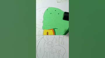 Squidward in  4 different art styles:  X-Ray