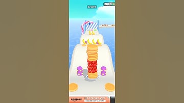 Pancake 🥞 run all leval gameplay for android and iOS #Shorts