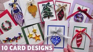 NEW Christmas simple card ideas (for beginners and advanced) | Paper Quilling