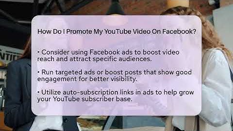How Do I Promote My YouTube Video On Facebook? - Everyday-Networking