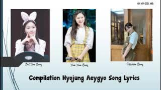 Compilation Aegyo Song Hyojung (효정) OH MY GIRL (오마이 걸). OH MY GIRL MB