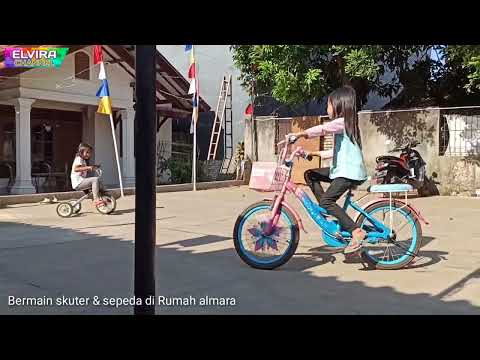 Serunya Main Scotter Sepeda Mini Bareng Almara Ara Cute