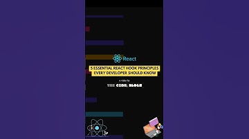 5 Essential React Hook 🧑‍💻🪲