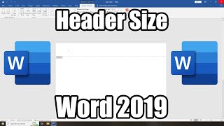 How to change Header / Footer size in Word 2019 by R4GE VipeRzZ 64 views 6 days ago 1 minute, 16 seconds